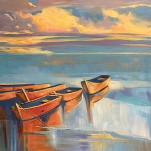 Relax Rewind Painting 30” x30”